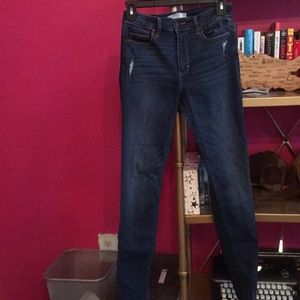 Dark wash jeans size 4R Abercrombie and Fitch